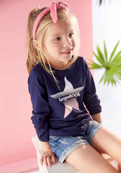 KangaROOS Langarmshirt Kleine Mädchen