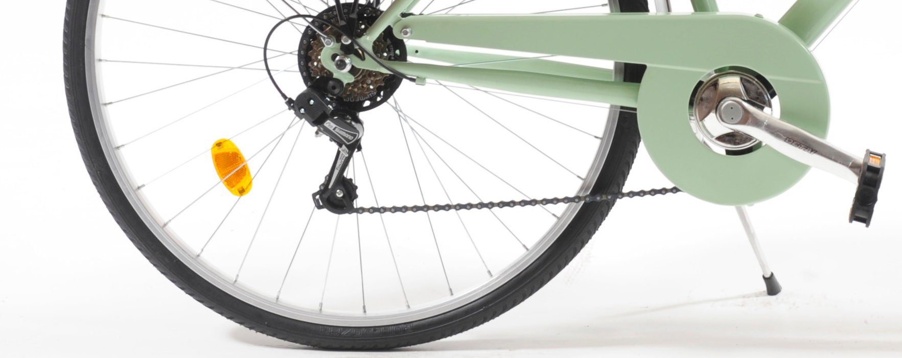 VENICE - I love Italy City Bike 605 Lady, 6-speed, derailleur gears, for women, derailleur gears