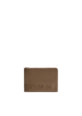 Comma Tragetasche Hochwertige Laptop-Tasche aus Leder, Logo