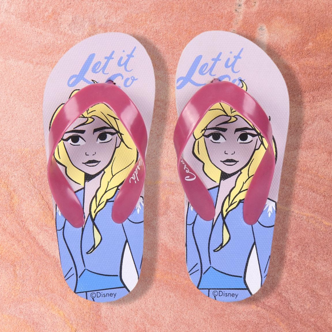 Disney Disney Die Eiskönigin Elsa Kinder Flip Flops Gr. 26 bis 33 Zehentrenner