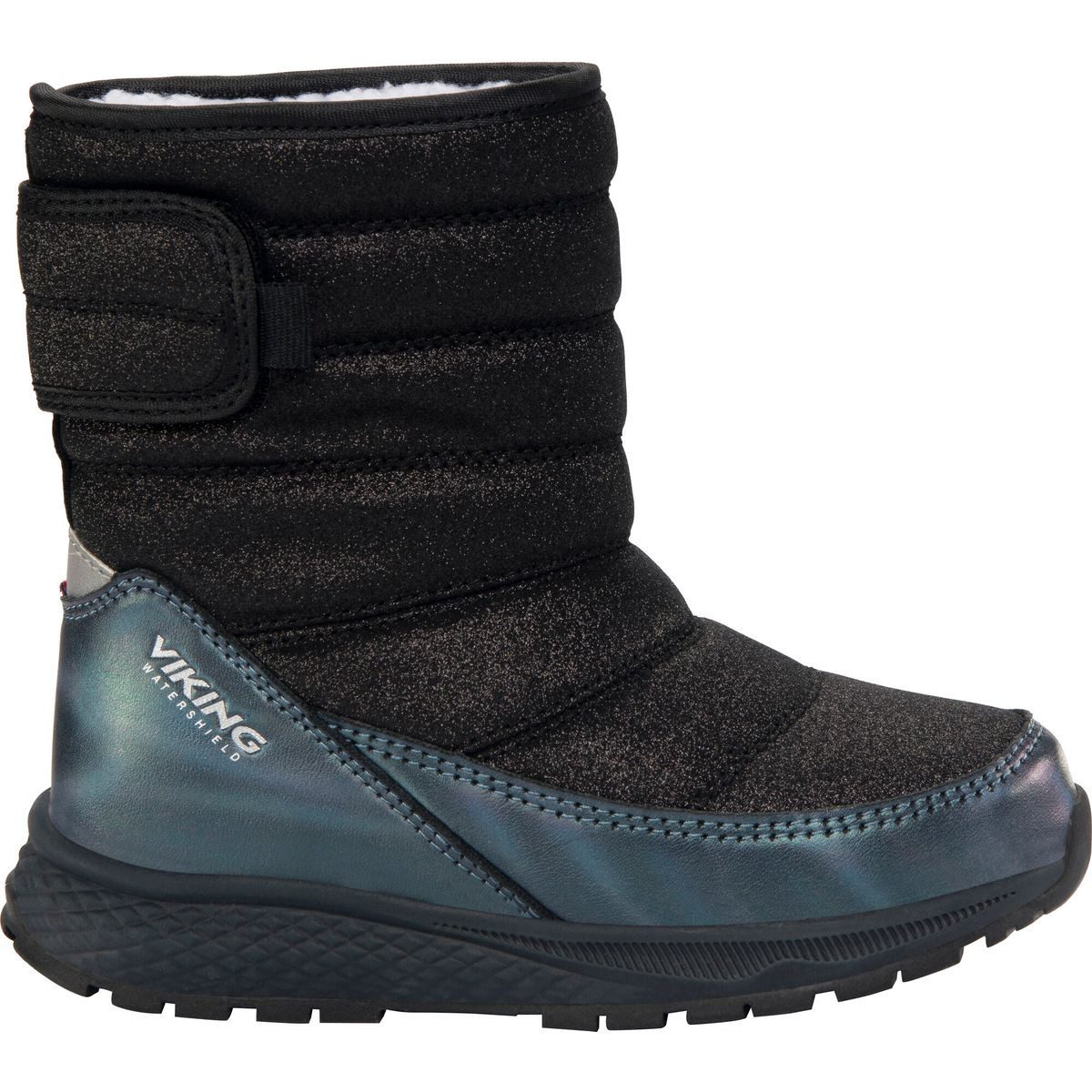 Viking Equip Glitter Warm WP Pull-on Winterstiefel Stilvoller, wasserdichter Kinderstiefel mit wärmendem Innenfutter