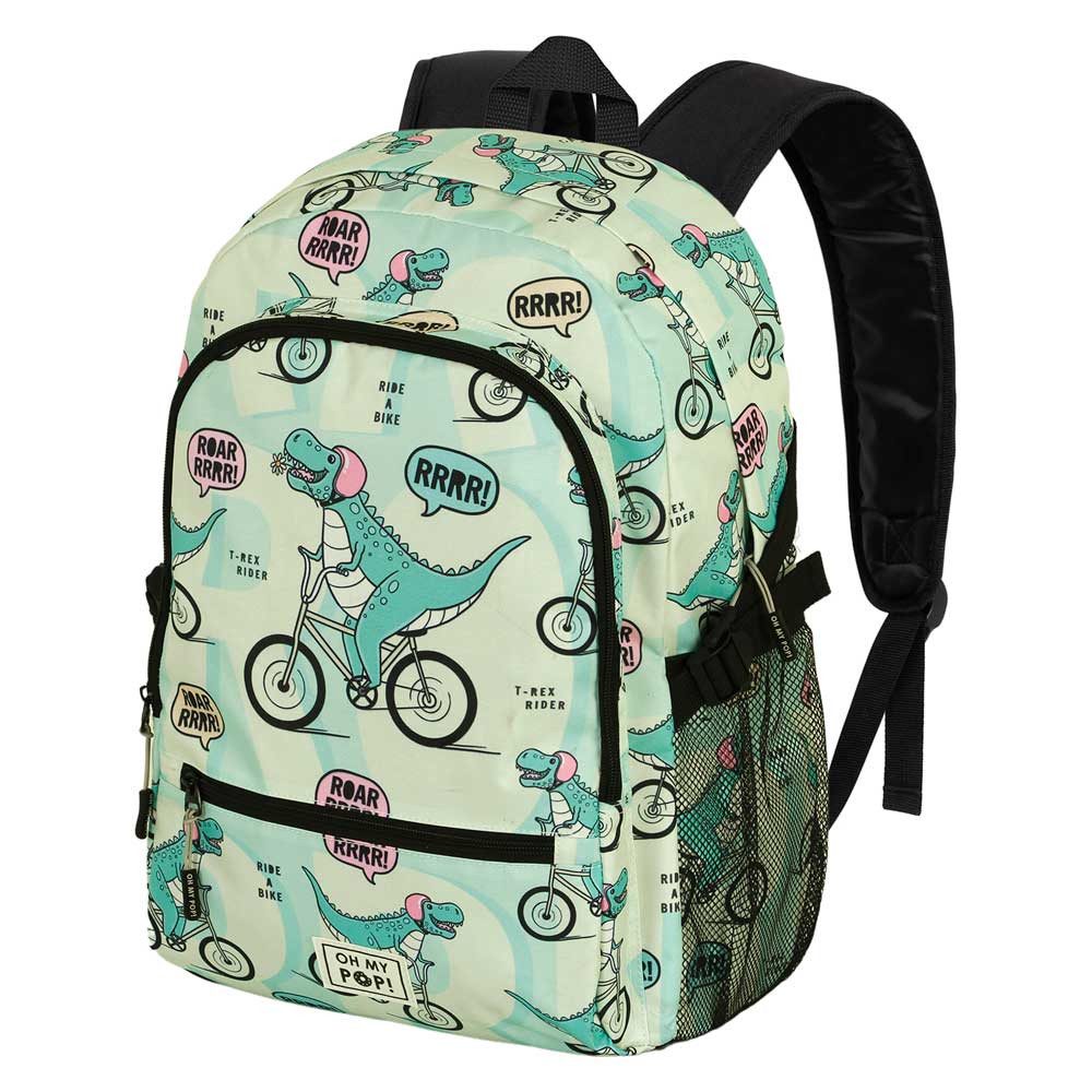 Oh My Pop! Freizeitrucksack Dino Rucksack Tagesrucksack Urban Laptoprucksack Schulrucksack, mit Laptopfach