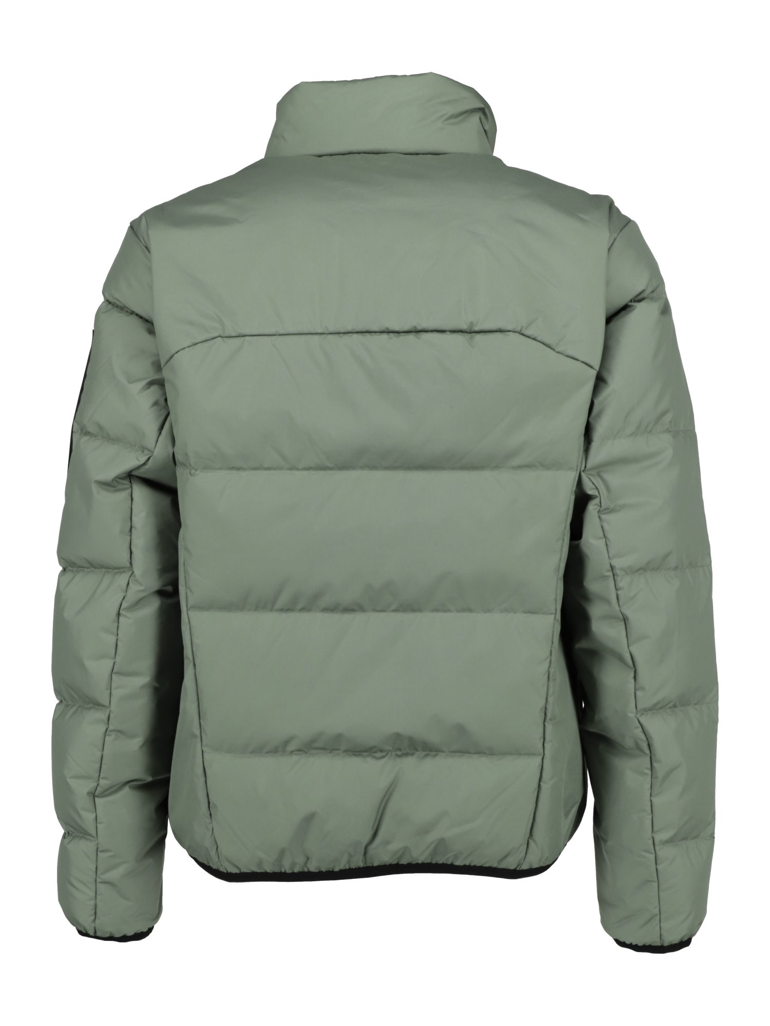 BOSS GREEN Outdoorjacke grün,Casual,Polyester,Unifarben,Stehkragen,Lang,Regular Fit