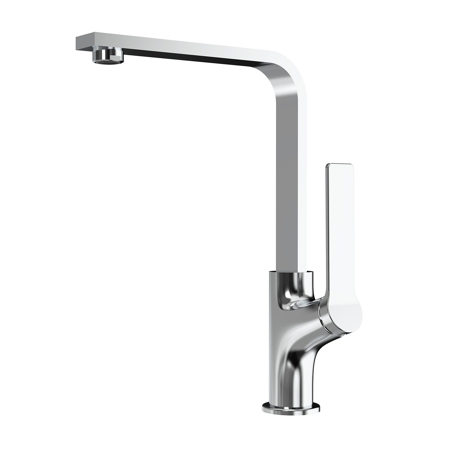 EMKE Küchenarmatur Spülbecken armatur Einhebelmischer Modern Messing Bad wasserhahn ( geräuscharme keramische Kartusche, Badezimmer Badarmatur)