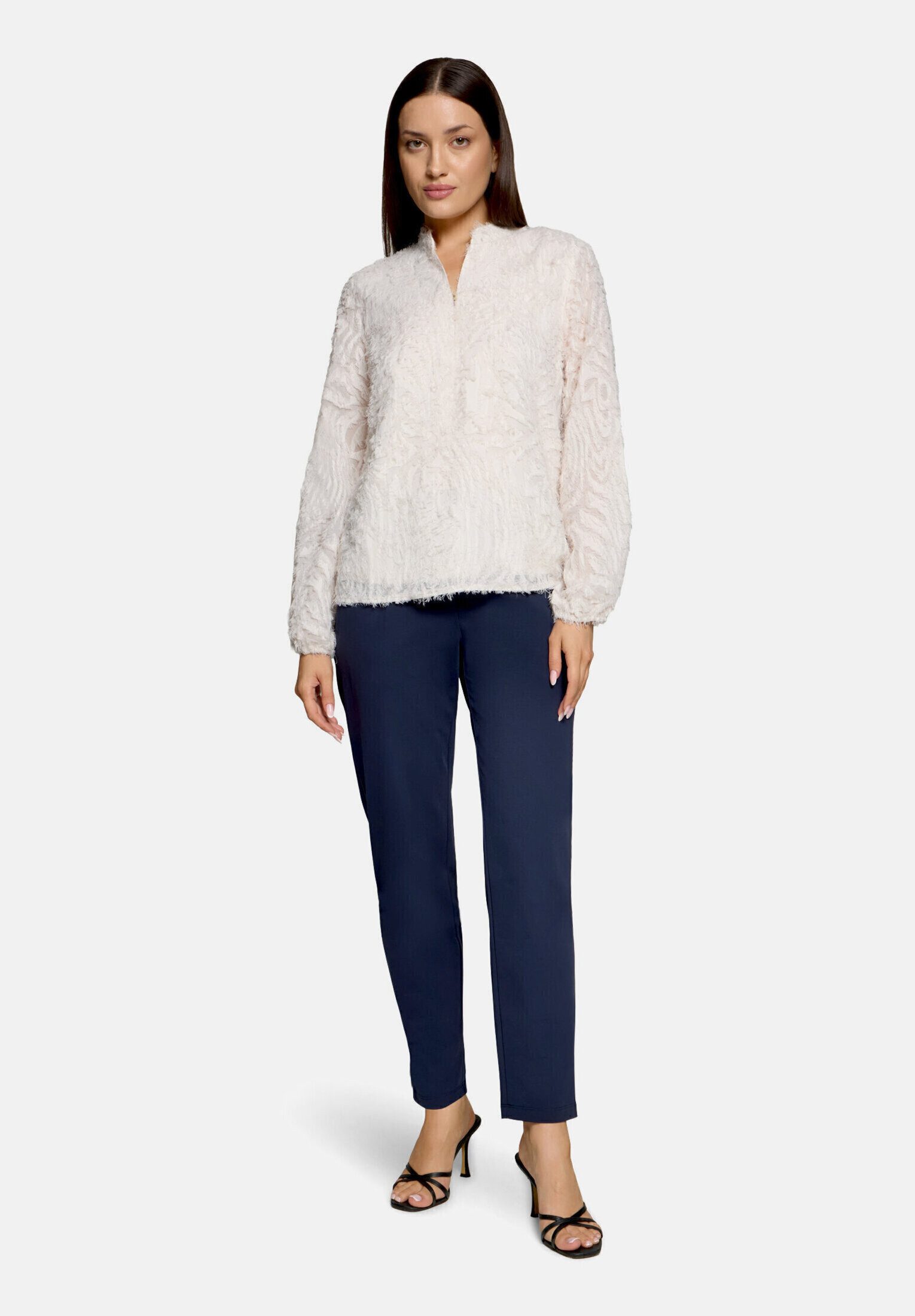 Betty&Co Schlupfbluse Damen mit Struktur