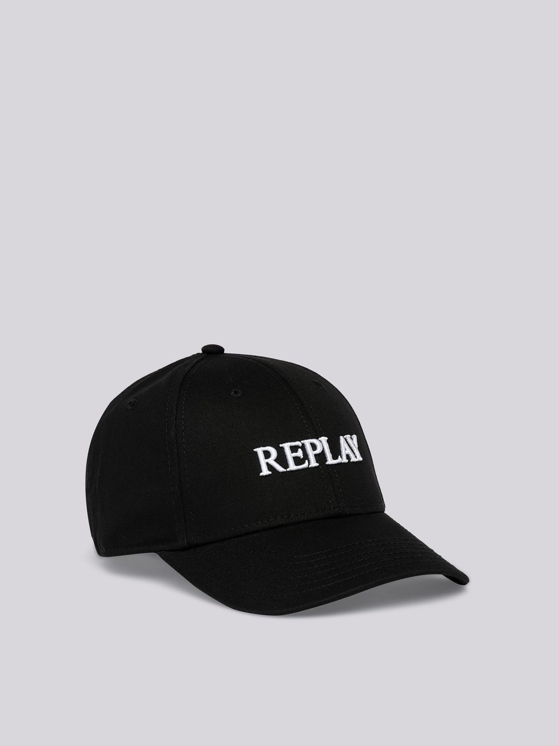 Replay Baseball Cap COMPONENTE NATURALE mit Logo-Stickerei