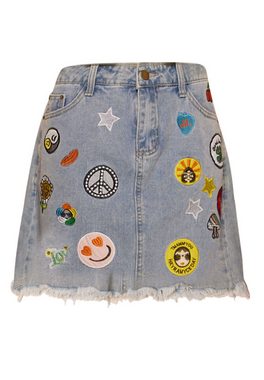 Tooche Minirock Jeans Set Jupe Zeitloses Design