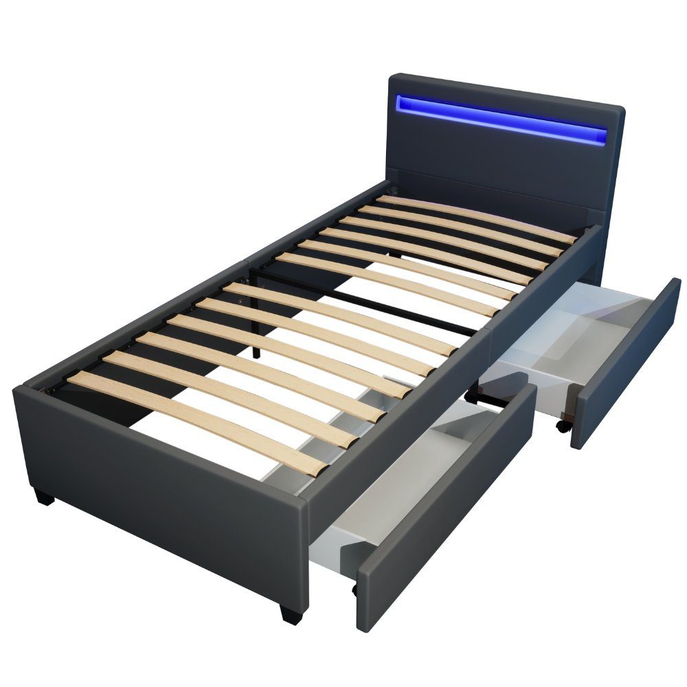 HOME DELUXE Bett LED Bett NUBE günstig online kaufen