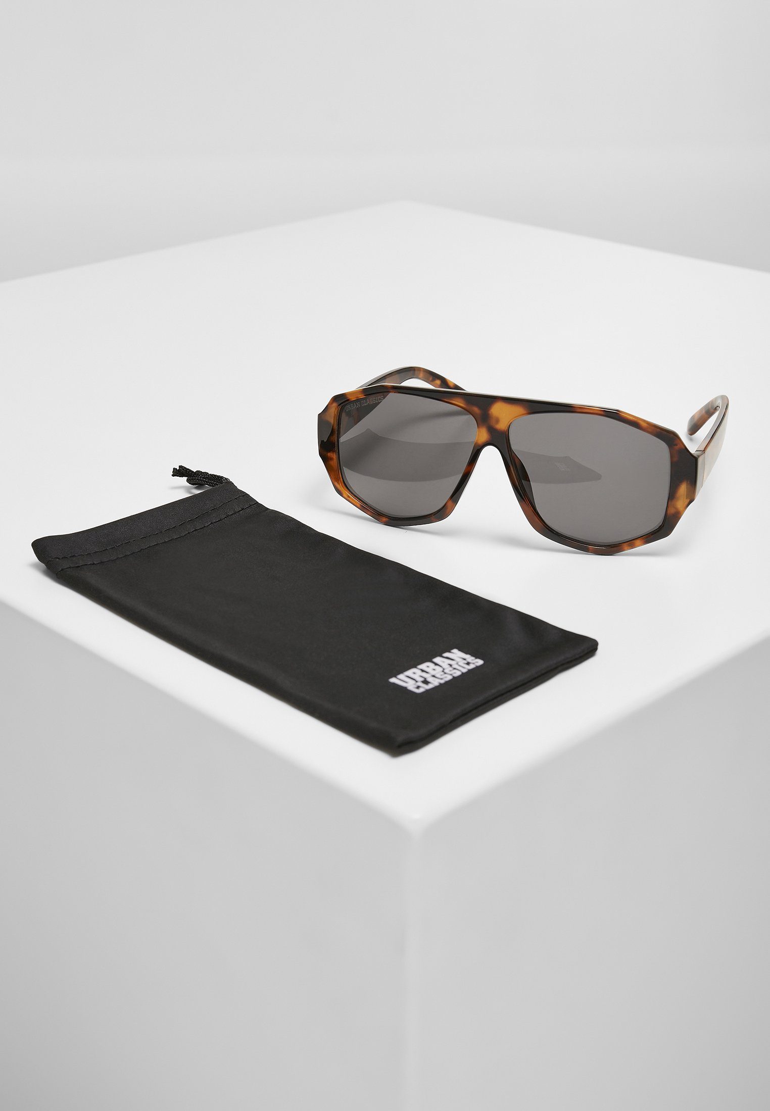 URBAN CLASSICS Sonnenbrille Accessoires 101 Sunglasses UC brown leo/black