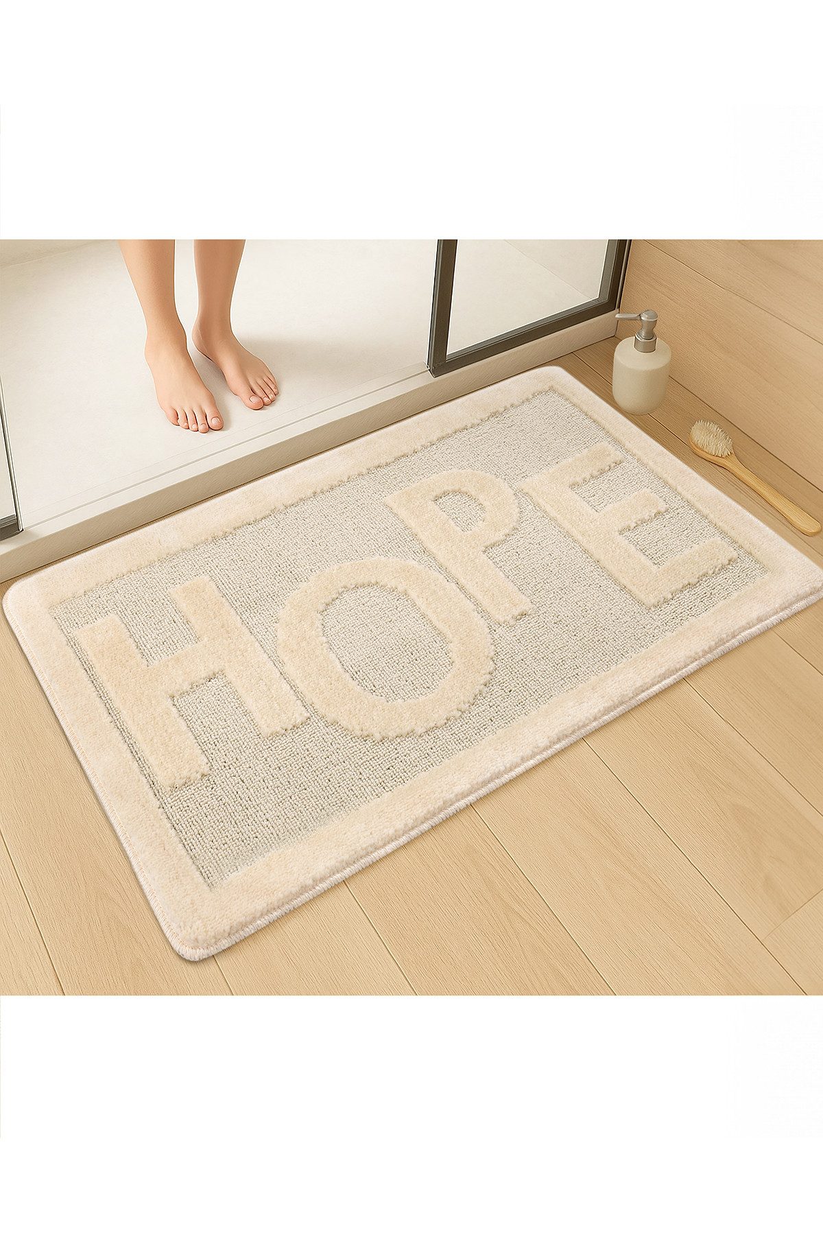 Rugium Badematte Hope Badematte, Badematte, bedruckter günstig online kaufen