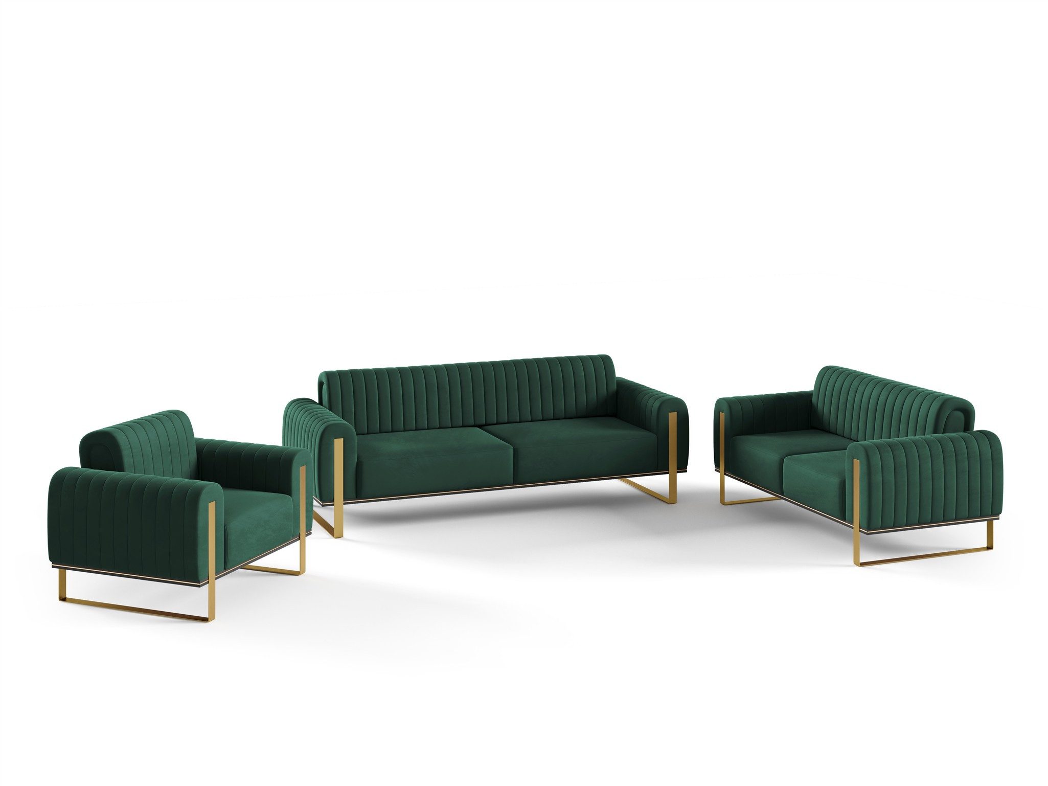 Fun Möbel Polstergarnitur Sofaset Designersofas VALERIE günstig online kaufen