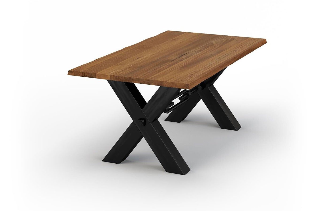 Tischhelden Küchentisch Esstisch Kansas Eiche Naturkante