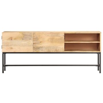 vidaXL Sideboard Sideboard 145x30x60 cm Mango Massivholz (1 St)