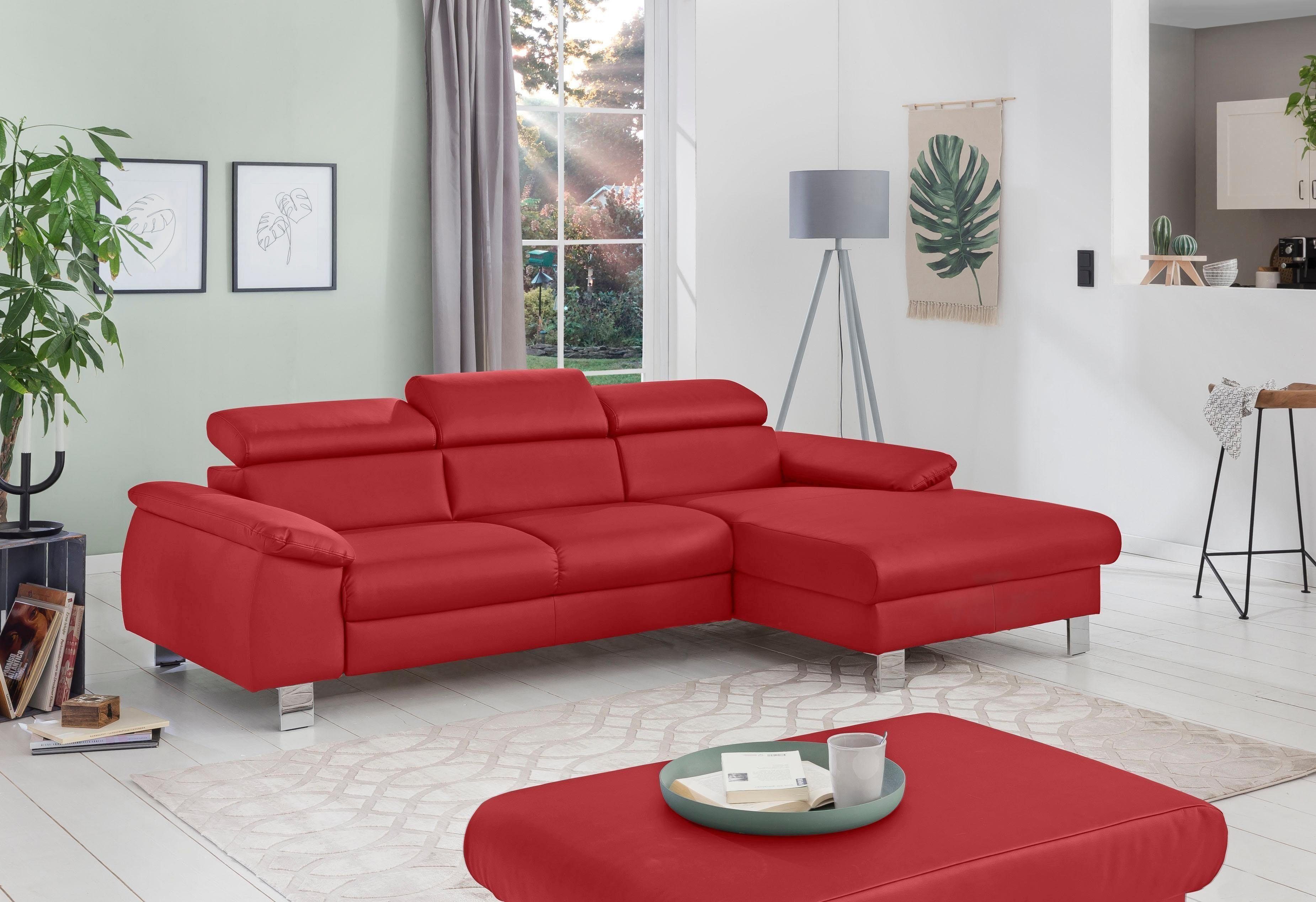 COTTA Polstergarnitur Komaris L-Form, (Set), Set bestehend aus: Ecksofa mit günstig online kaufen