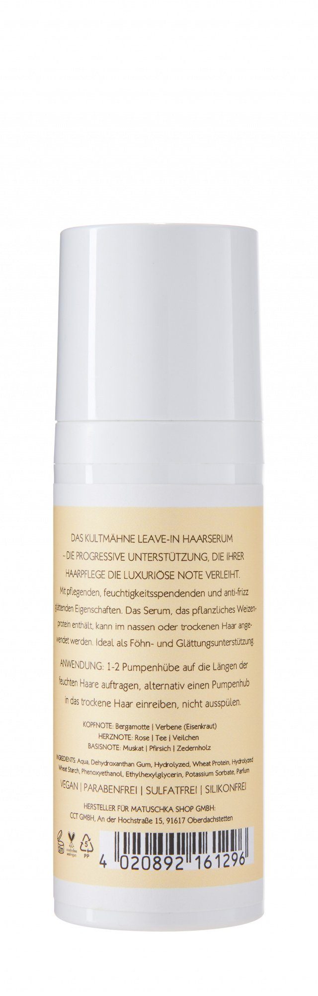 Kultmähne Haarserum Leave-In Serum, 1-tlg., feuchtigkeitsspendend, Anti-Frizz, bändigend, glättend