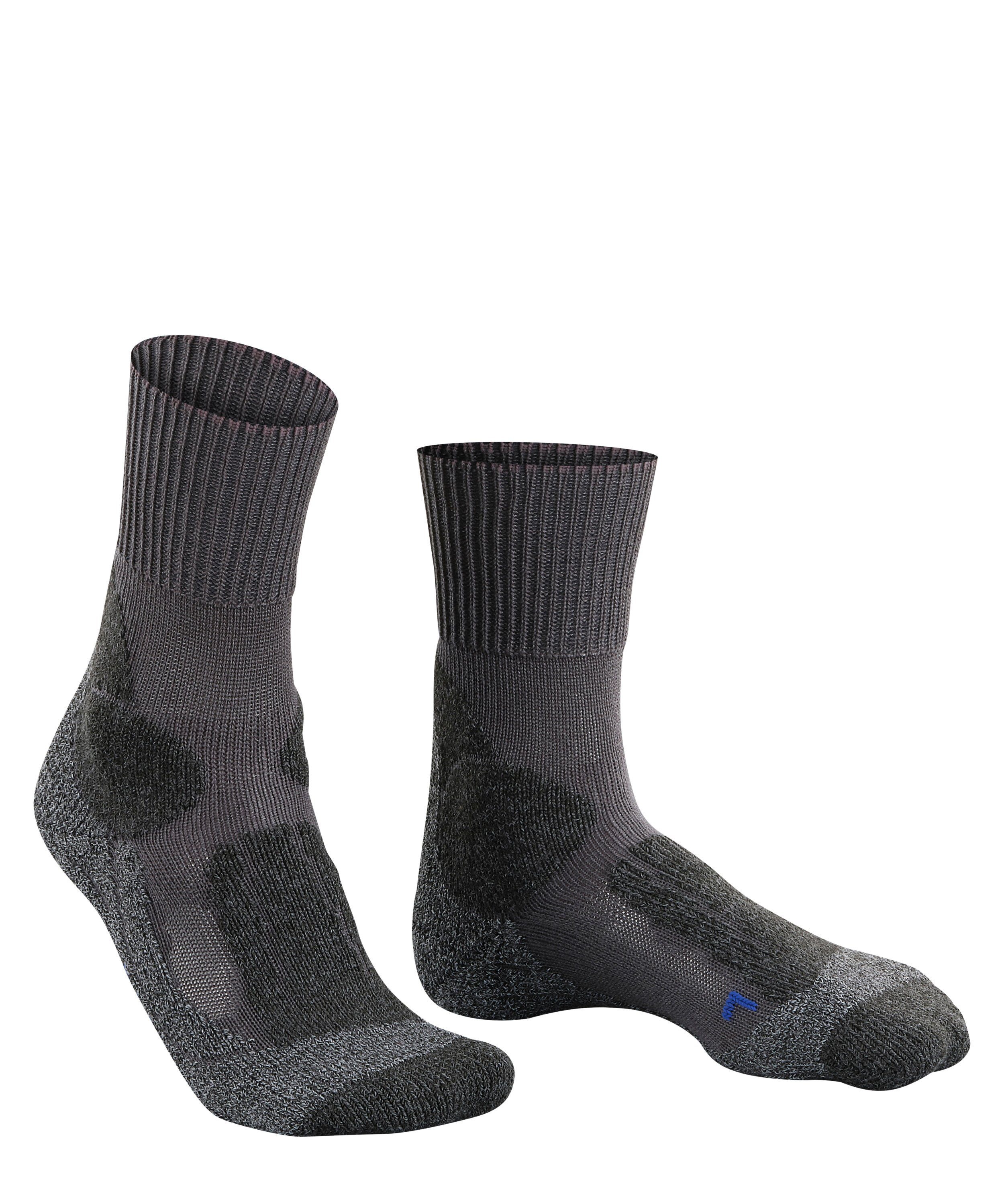 bergiges Schutz (3180) Cool Hoher (1-Paar) TK1 Gelände für FALKE Adventure Wandersocken asphalt mel.