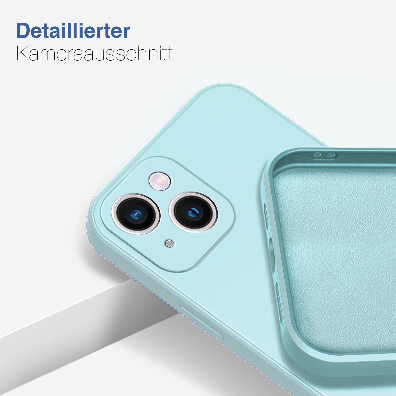 Tec-Expert Handyhülle SoftGrip Cover Hülle für Apple iPhone 15 Plus 6.7 Zoll, 6.7, Schutzhülle mit Soft Touch Oberfläche für Apple iPhone 15 Plus