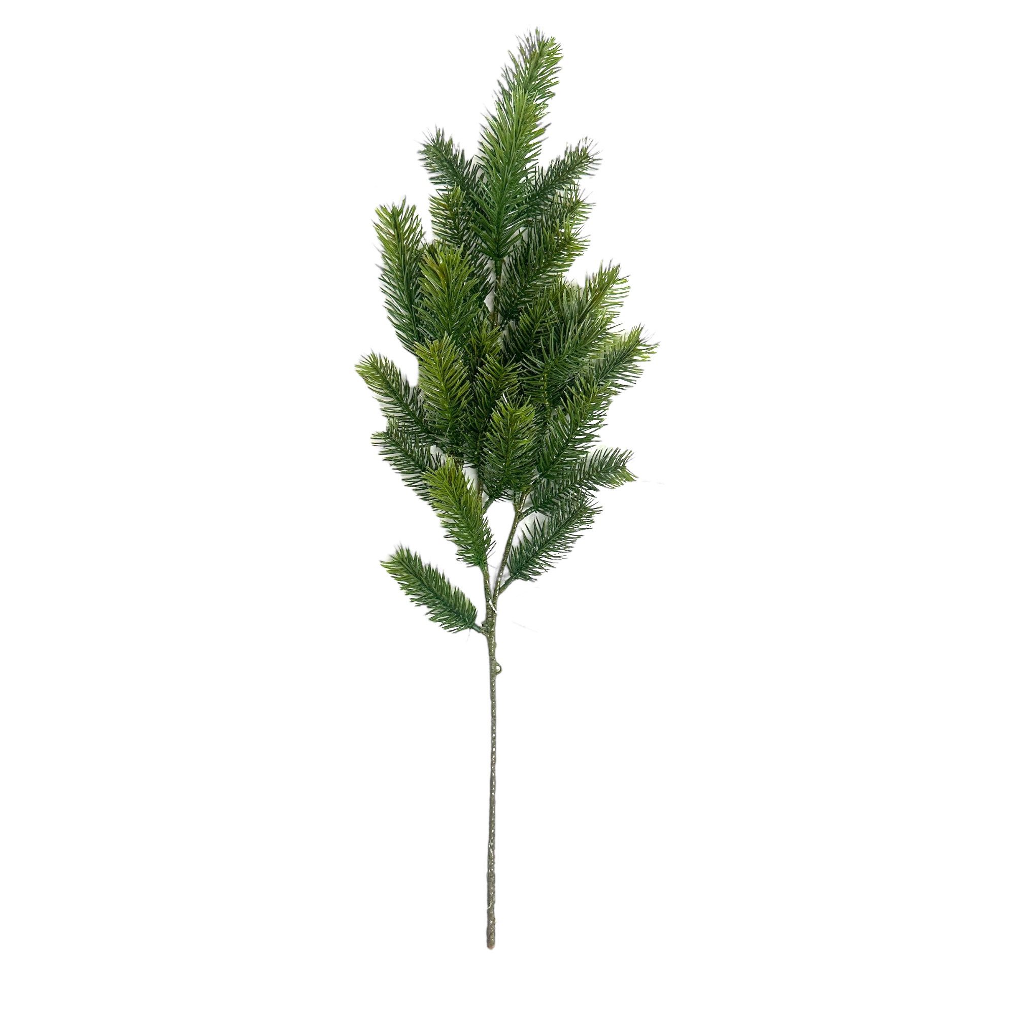 Kunstzweig Künstlicher Tannenzweig mit 28 Trieben. Ca 67cm., Gasper, Höhe 67.00 cm