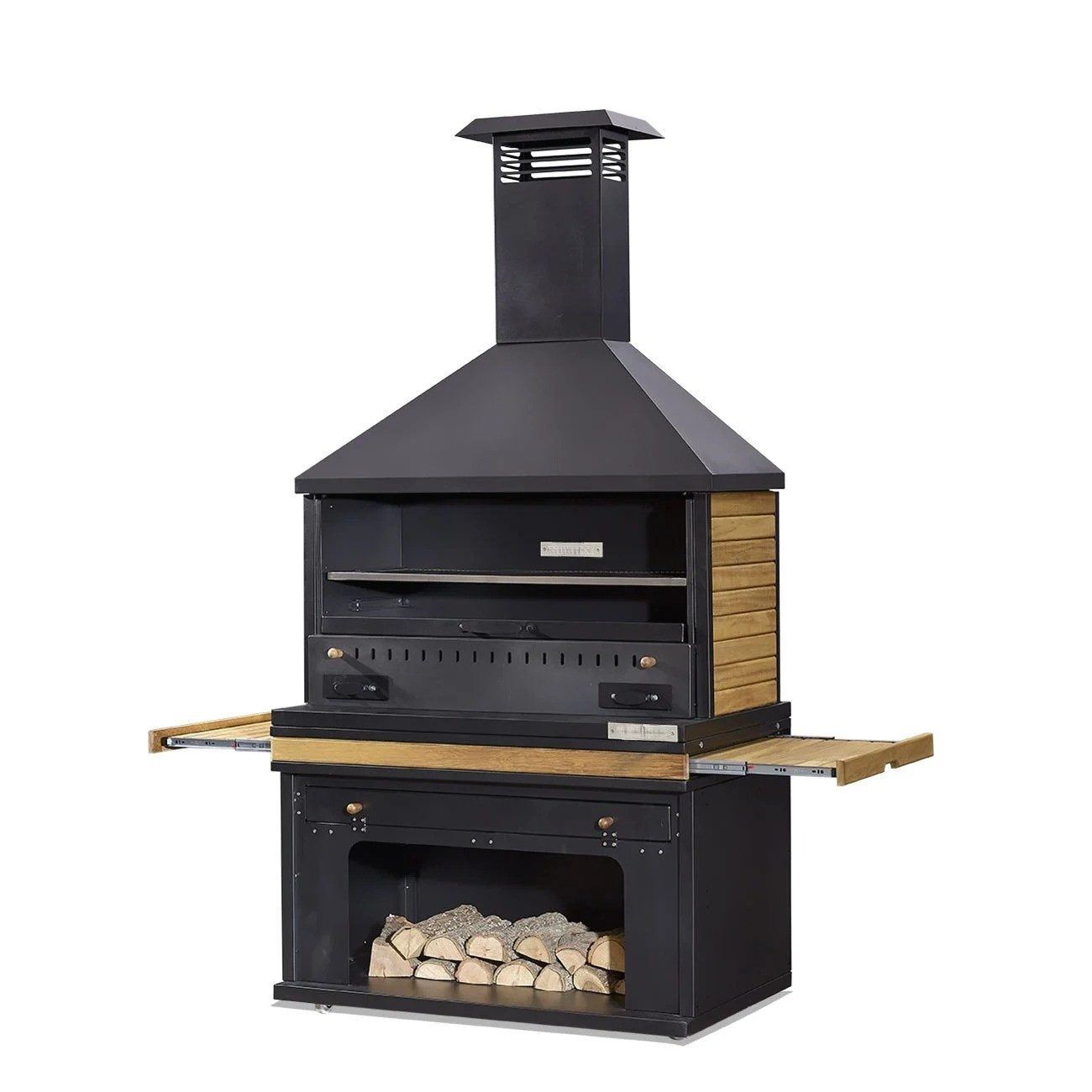 JVmoebel Grillkamin Moderne Outdoorküche mit Grill und Stauraum für Garten und Terrasse, Made in Europe