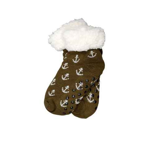 Beauty Thinxx Norwegersocken Kurze Hüttensöckchen "Anker" (Ein Paar Socken, 2 Socken) Dein Antistress-Accessoire für wahre Winter Wohlfühlmomente.
