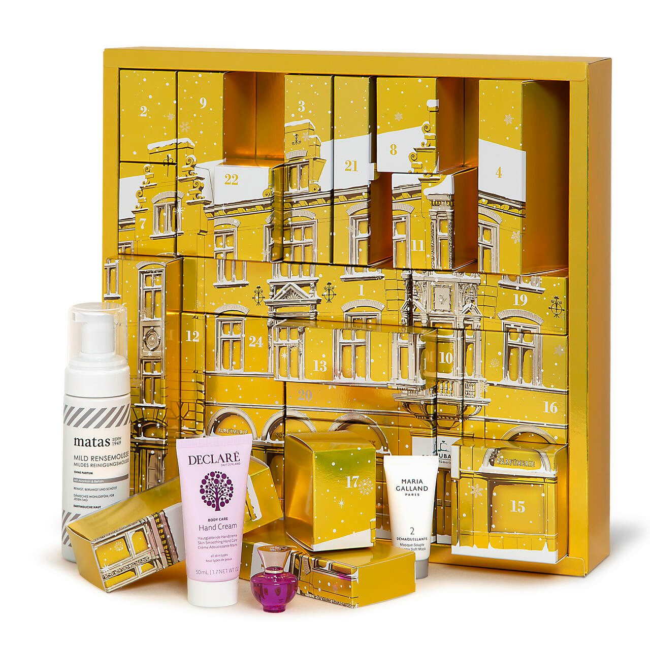 Schuback Parfümerien Adventskalender Damen Adventskalender 2025 Kosmetik & Pflegeprodukte, 24 Überraschungen, Vorfreude auf Weihnachten