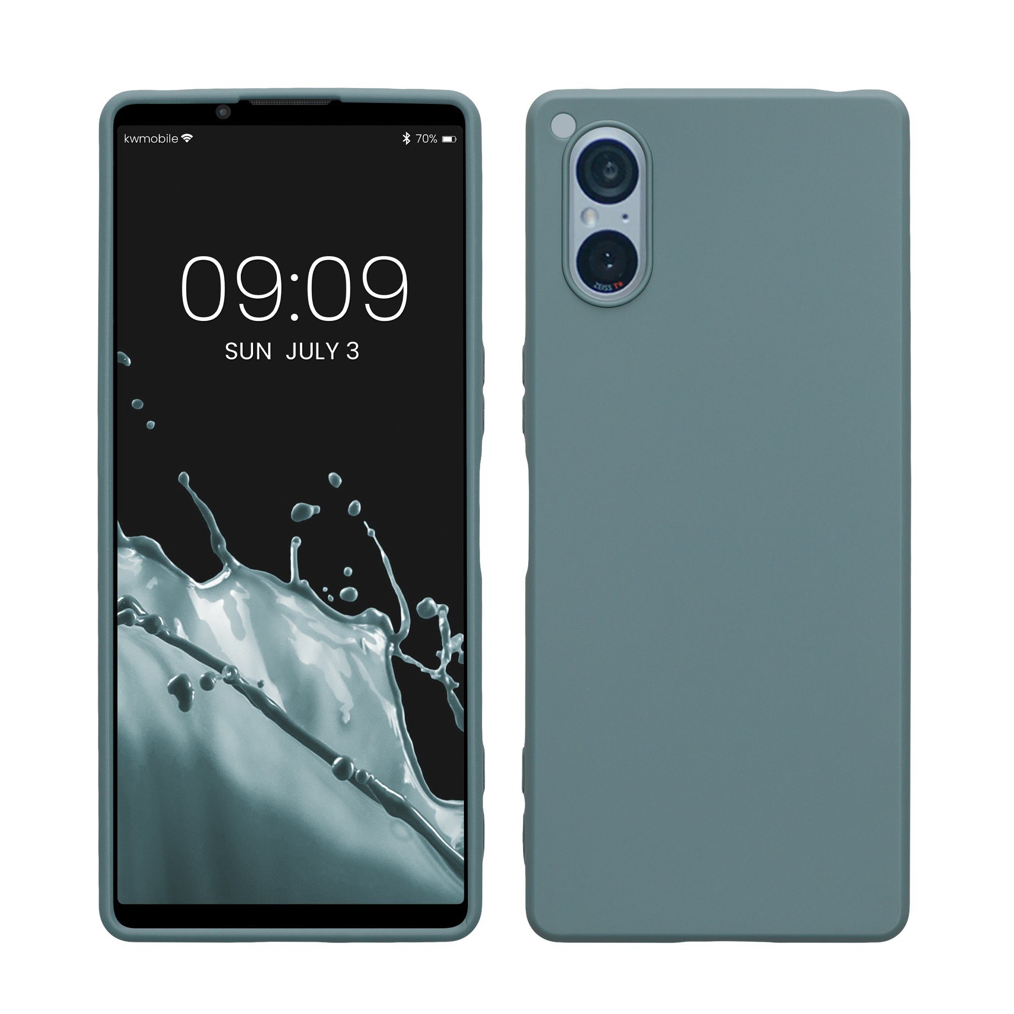 kwmobile Handyhülle Hülle für Sony Xperia 5 V, Hülle Silikon - Soft Handyhülle - Handy Case Cover