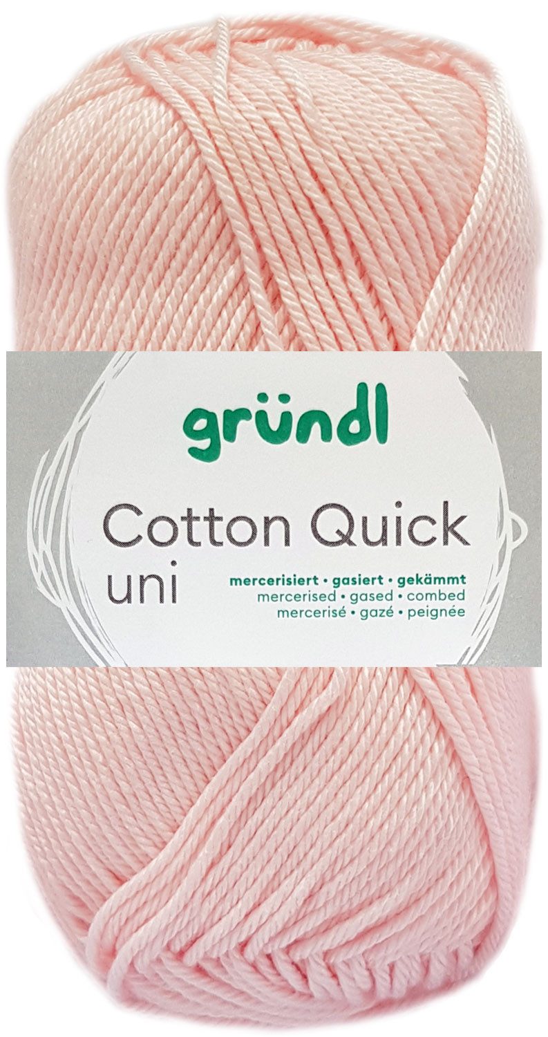 Gründl 50 Gramm Gründl Cotton Quick Uni Farbauswahl Häkelwolle