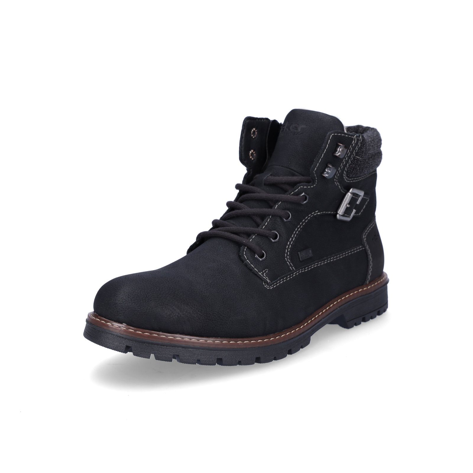 Rieker Herren Schnürboot schwarz Schnürboots