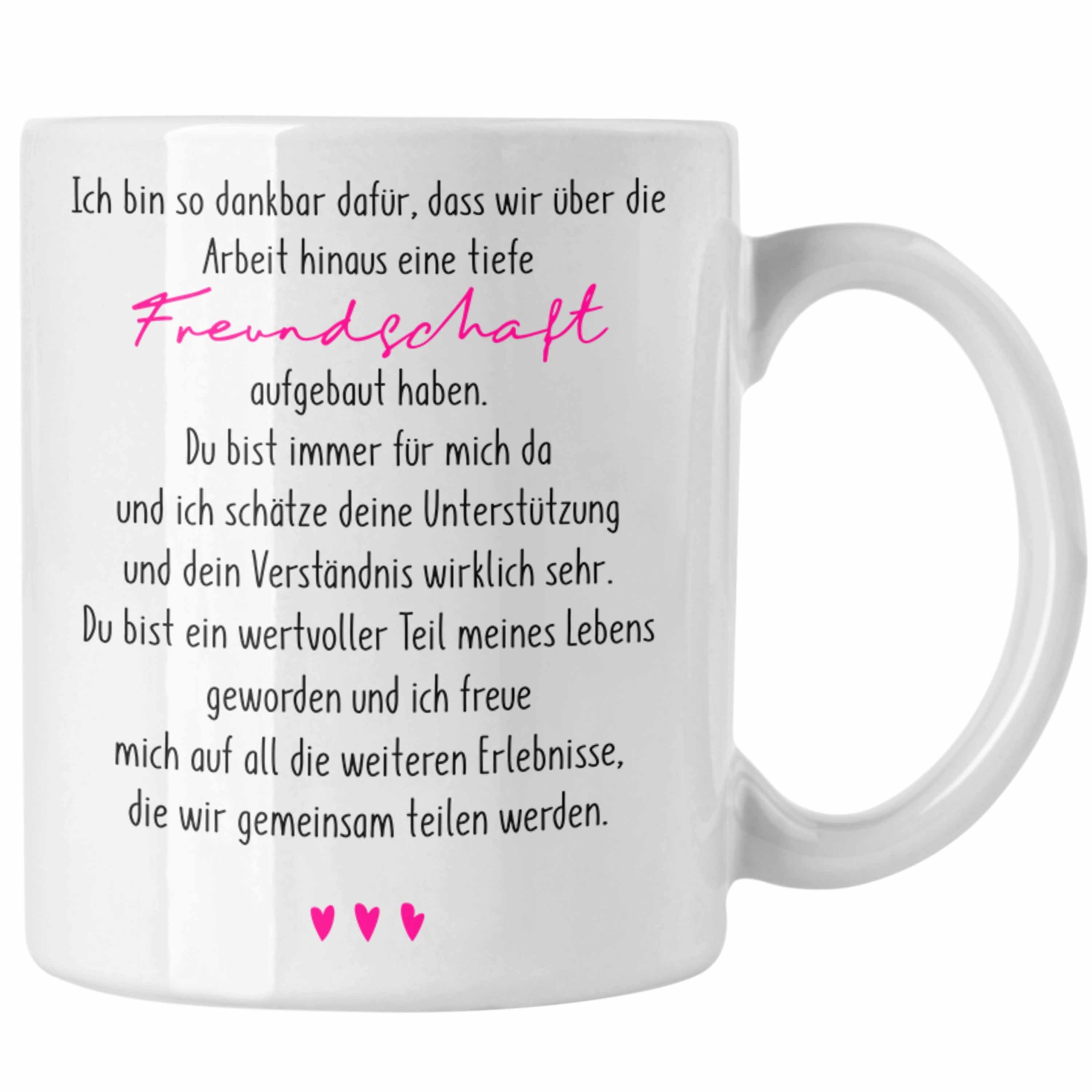 Trendation Tasse Trendation - Kollegin Tasse Geschenk Arbeitskollegin Weiss