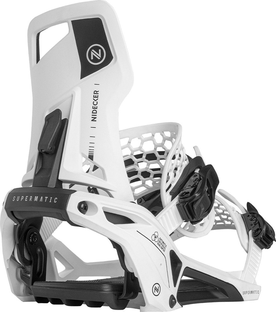 Snowboardbindung NIDECKER SUPERMATIC Bindung white