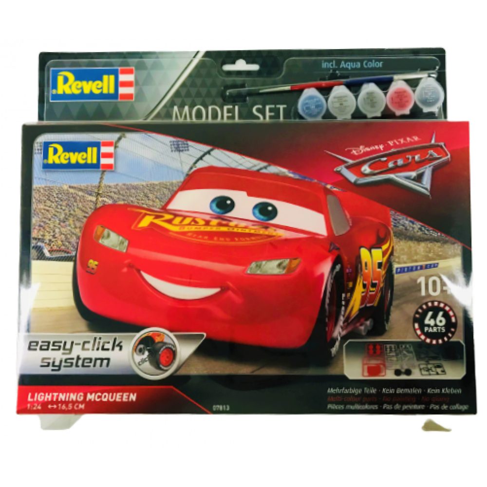 Revell Control 3D-Puzzle Revell Disney Cars Modellbausatz, Lightning Mc Que, Puzzleteile