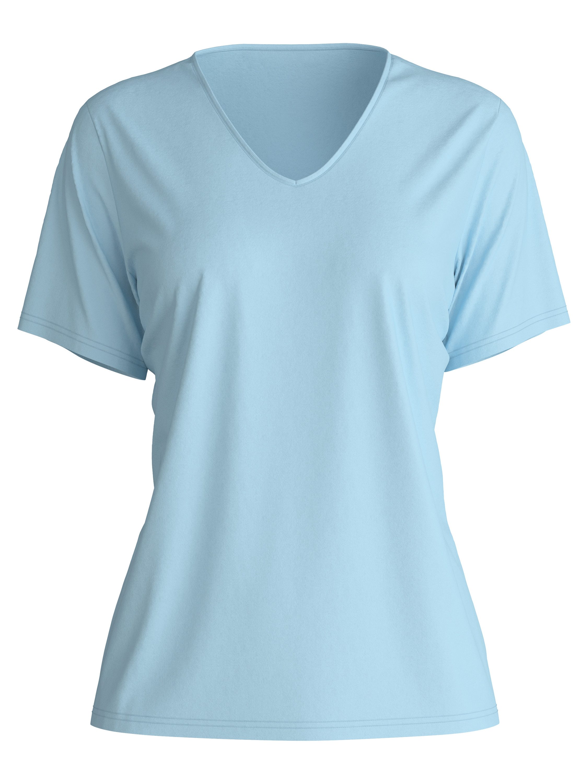 CALIDA Kurzarmshirt Favourites Ocean Damen (1-tlg) hochwertige Baumwolle, pflegeleicht, atmungsaktiv, lockerer Schnitt