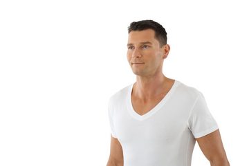 Albert Kreuz Unterhemd V-Neck Modal atmungsaktiv Kurzarm (kein Set, kein Set)