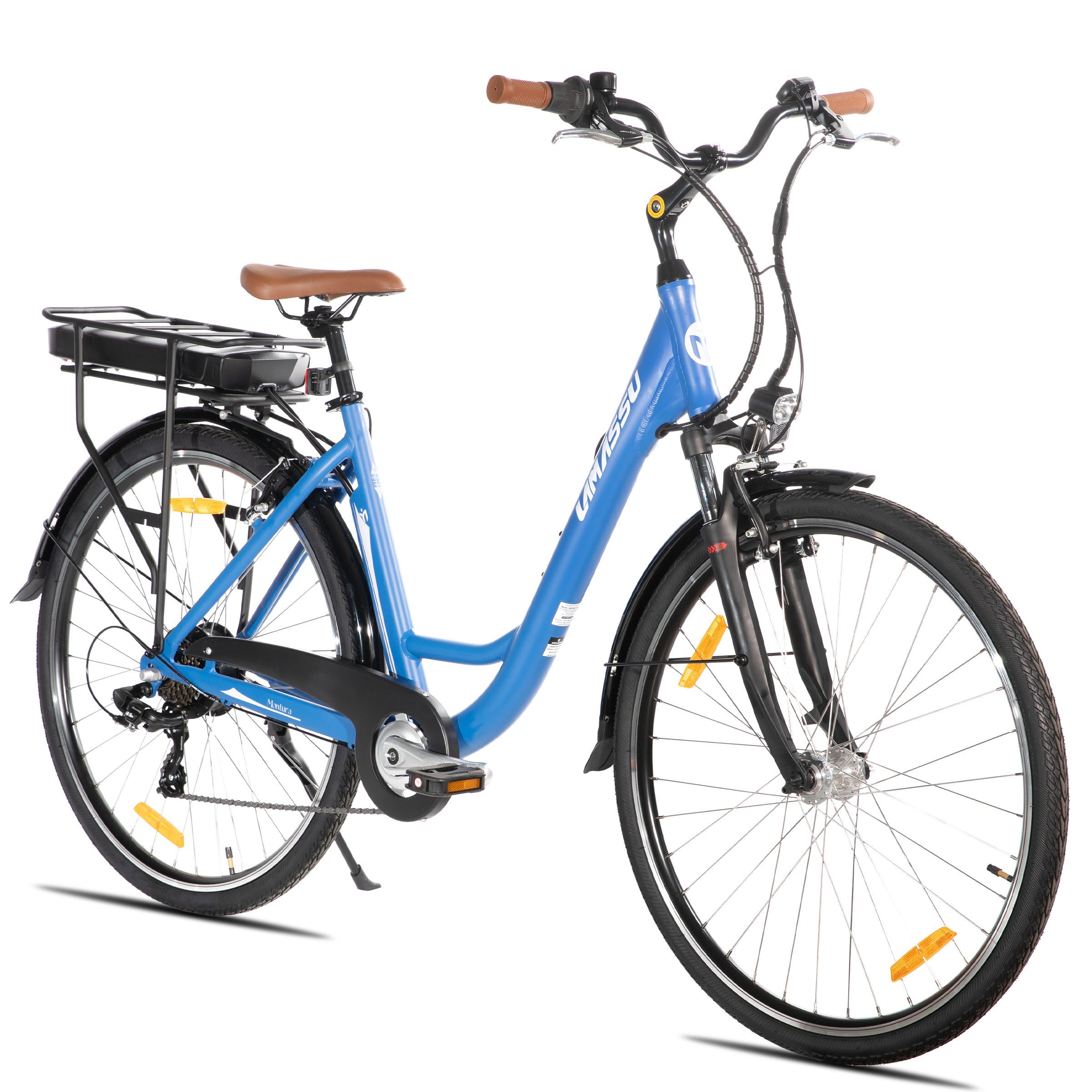 E-Bike 26 Zoll E-Bike Trekkingrad mit Gepäckträger für Alltag und Touren