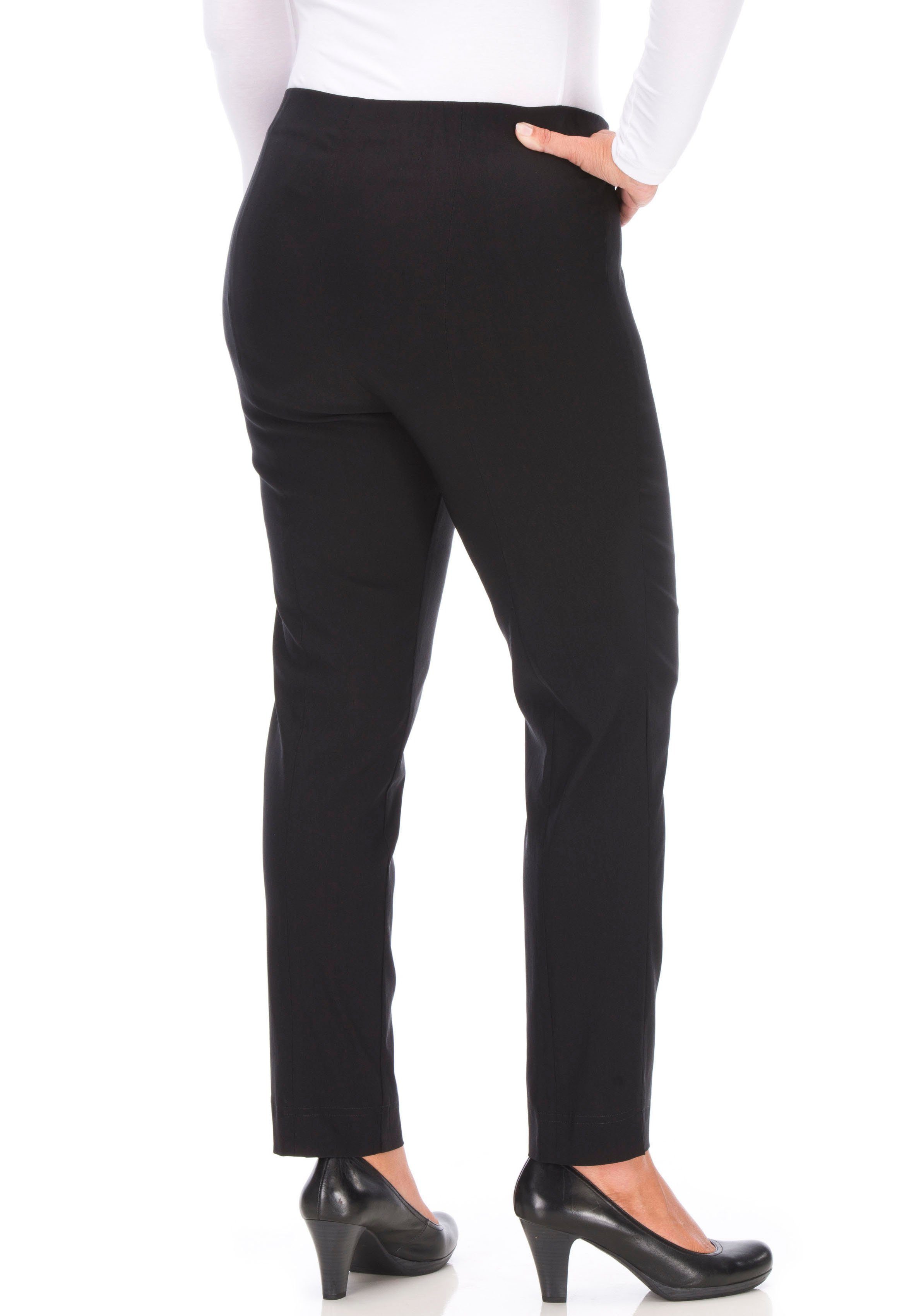 KjBRAND Stoffhose Susie XS Ankle Bengaline Sommerhose mit Schlupfbund