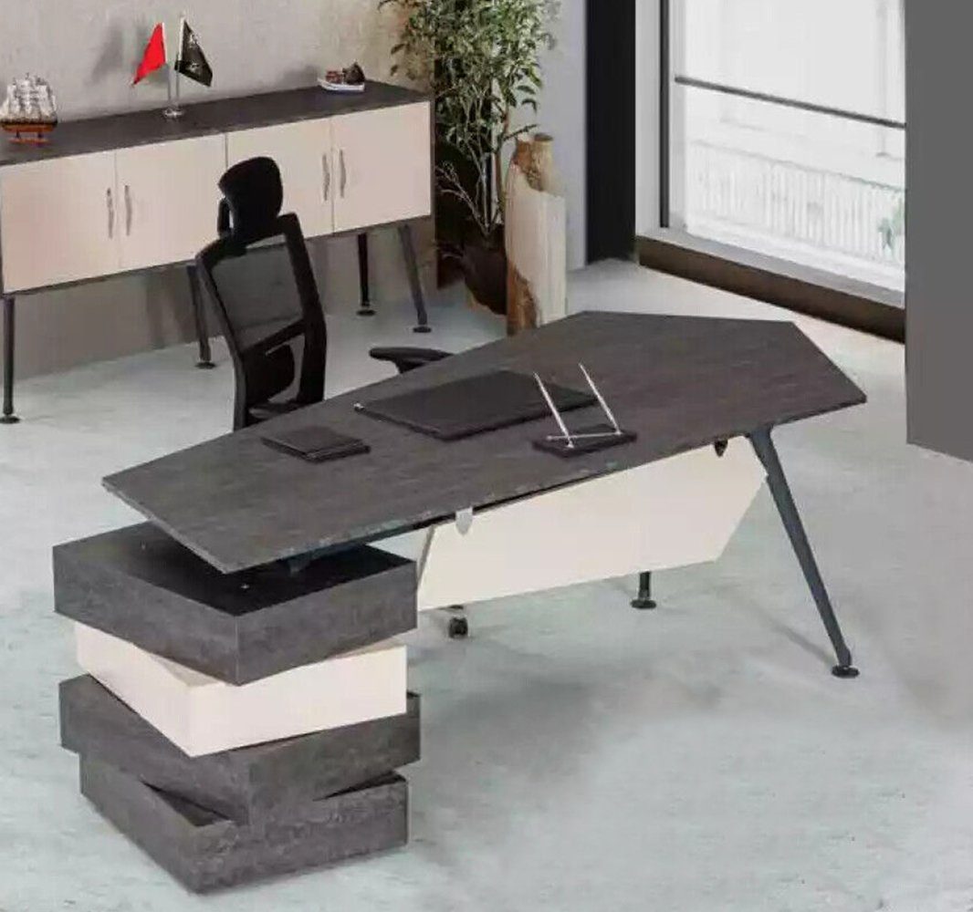 JVmoebel Schreibtisch Möbel Tische Schreibtisch Arbeitszimmer Holz Tisch Büro Einrichtung, Made In Europe