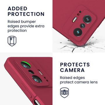 kwmobile Handyhülle Slim Case für Xiaomi 11T / 11T Pro, Hülle Silikon Handy - Handyhülle gummiert