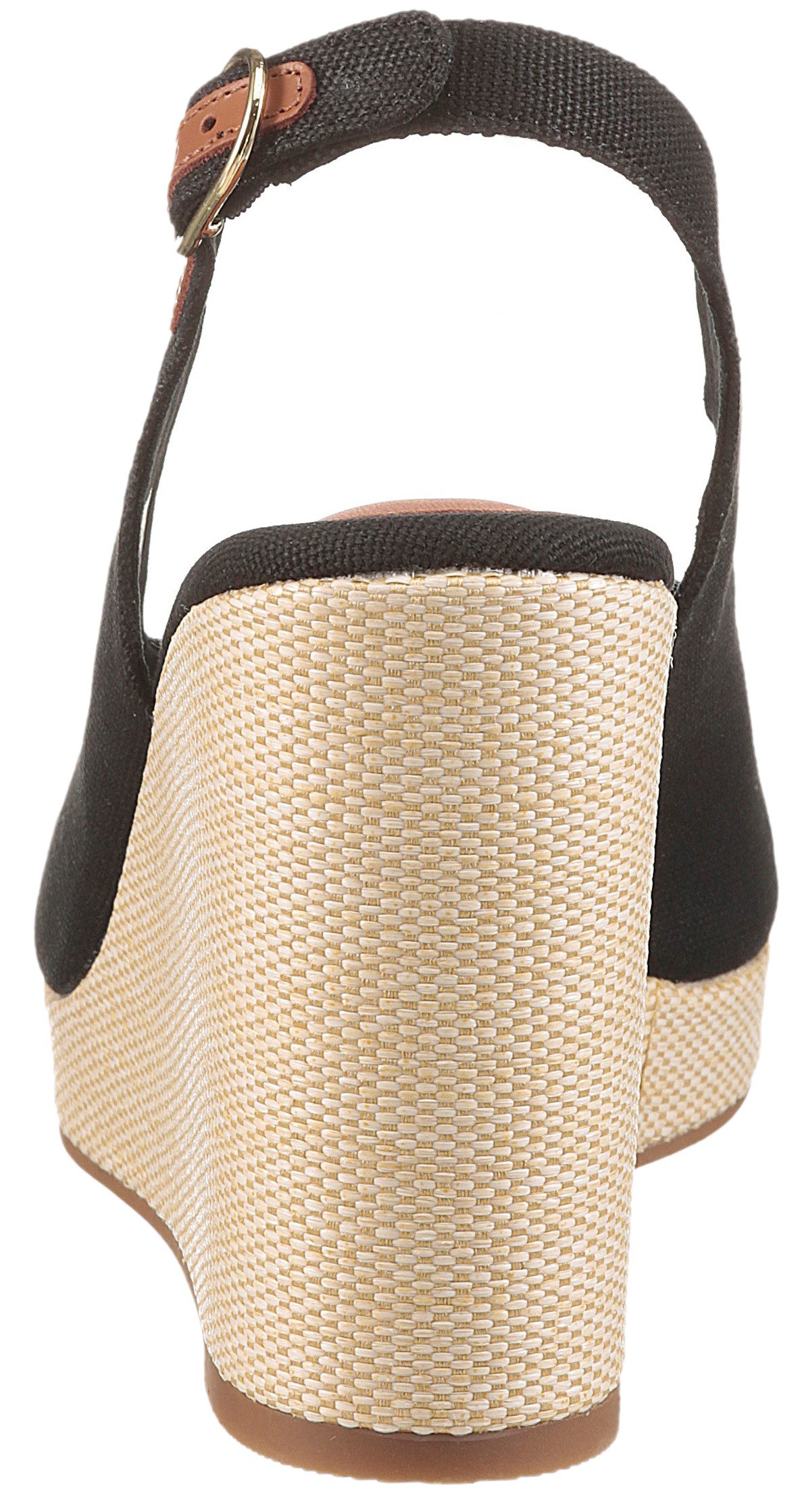 Tommy Hilfiger FLAG HIGH WEDGE ESPAD SLINGBACK High-Heel-Sandalette, Sommer günstig online kaufen