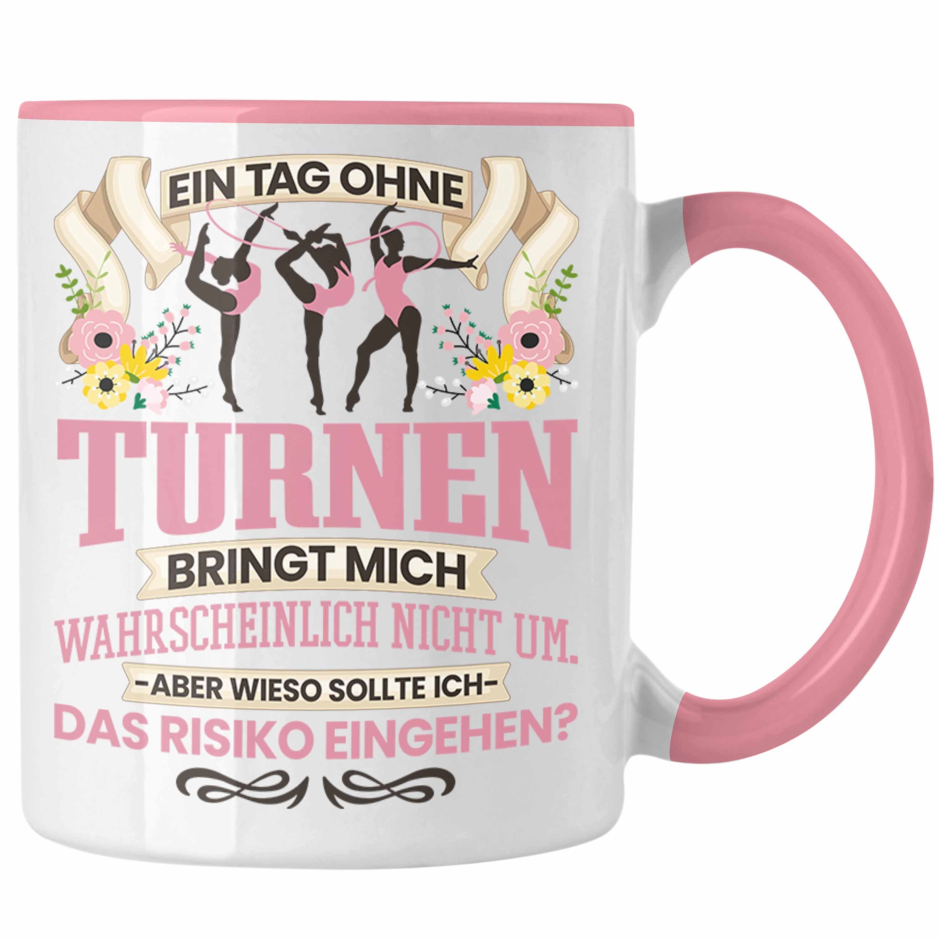 Trendation Tasse Mädchen Frauen Tasse Leichta Turnen - Turnerin Rosa Trendation Geschenk für