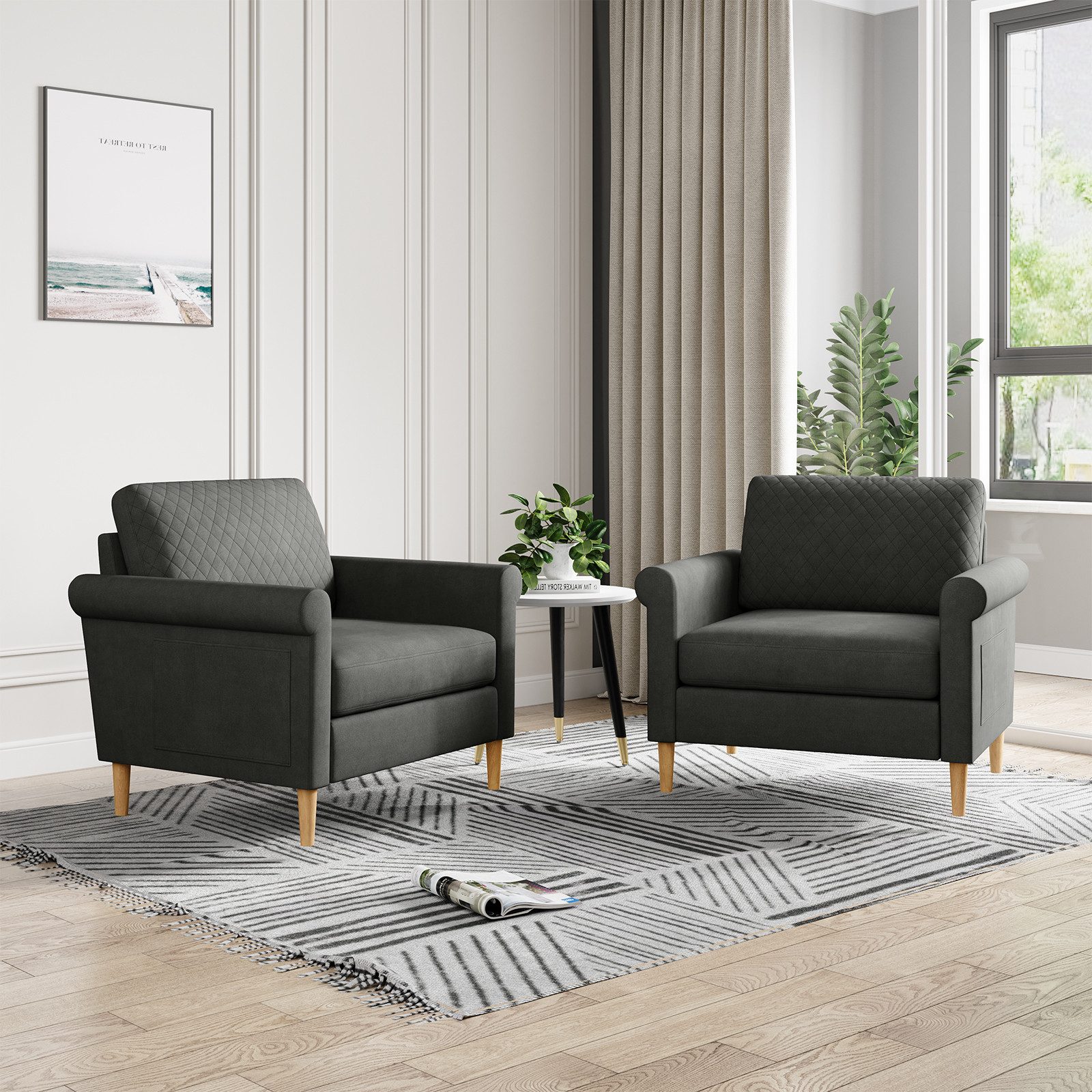 Vesgantti Relaxsessel Relaxsessel Sofa 1/2 Sitzer Loungesofa Einzelsofa Wer günstig online kaufen