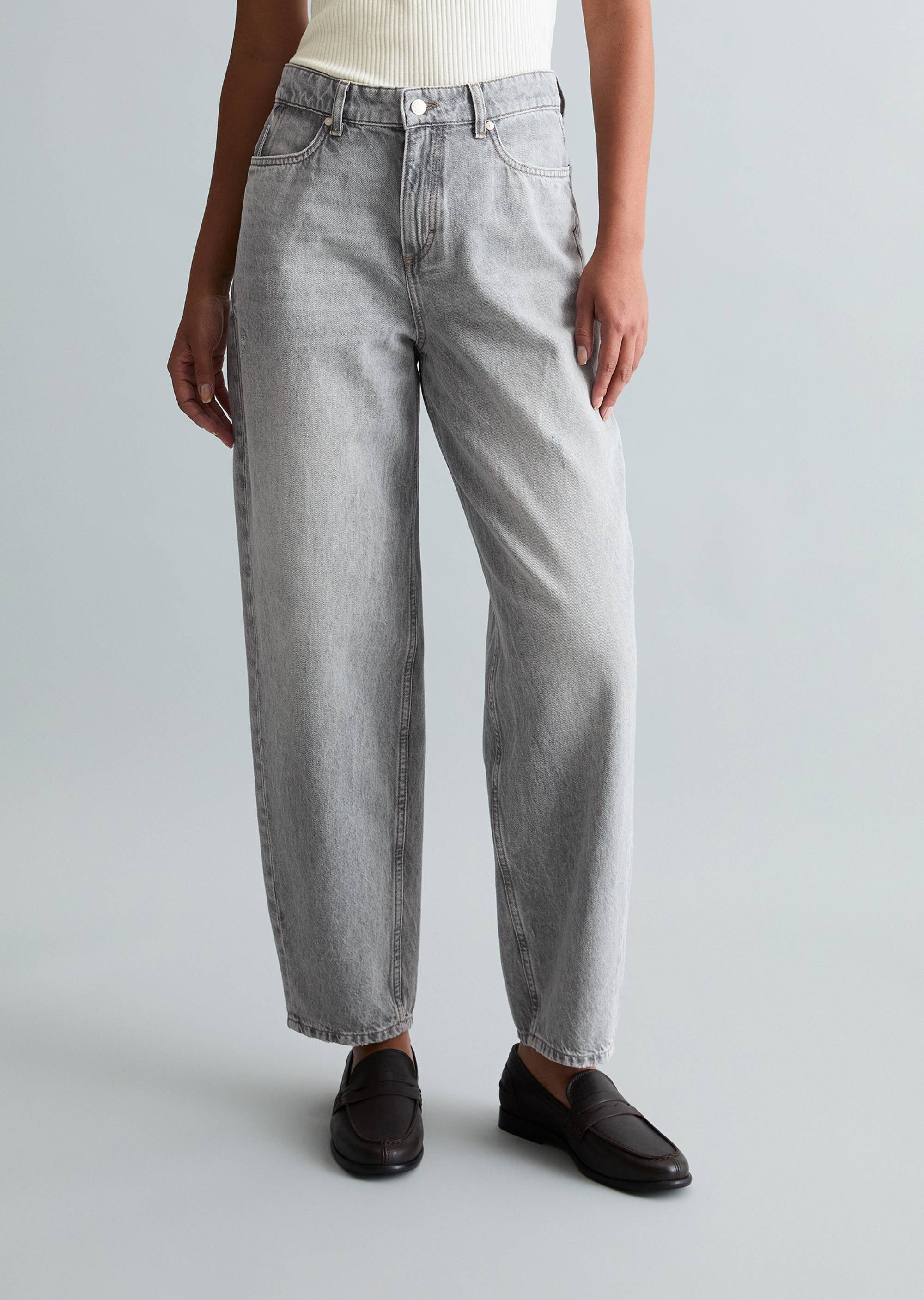 Marc O'Polo DENIM Skinny-fit-Jeans Denim Trousers, High Waist, Barrel