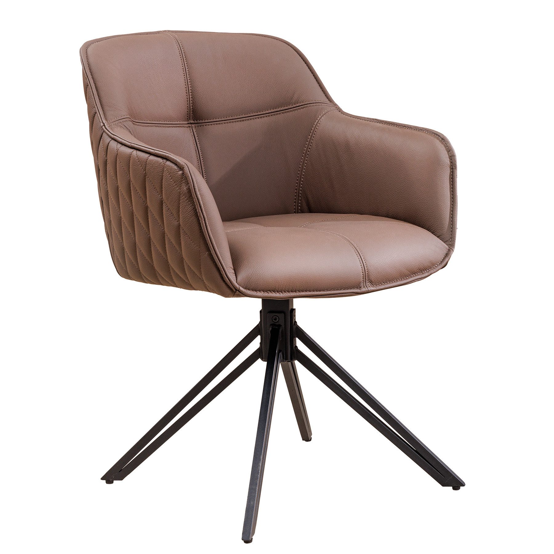 riess-ambiente Polsterstuhl EUPHORIA braun / schwarz günstig online kaufen