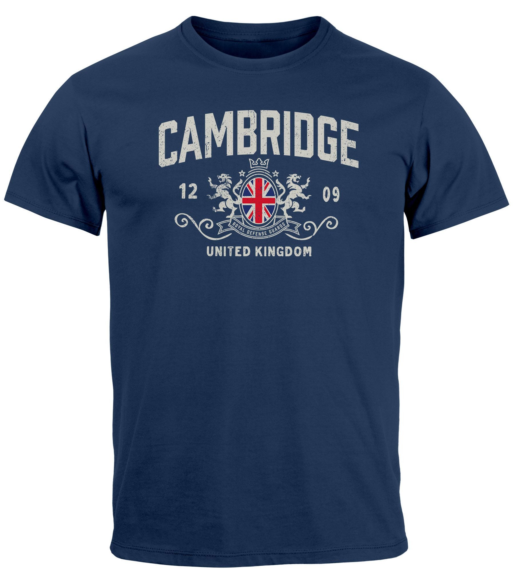 Neverless Print-Shirt Herren T-Shirt Cambridge United günstig online kaufen