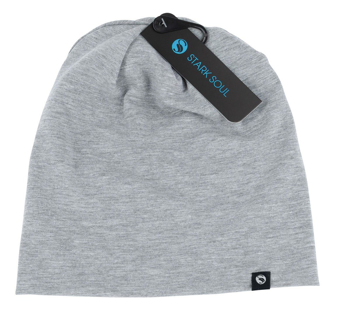 Stark Soul® Beanie Unisex in angenehmer Baumwoll-Jersey-Qualität
