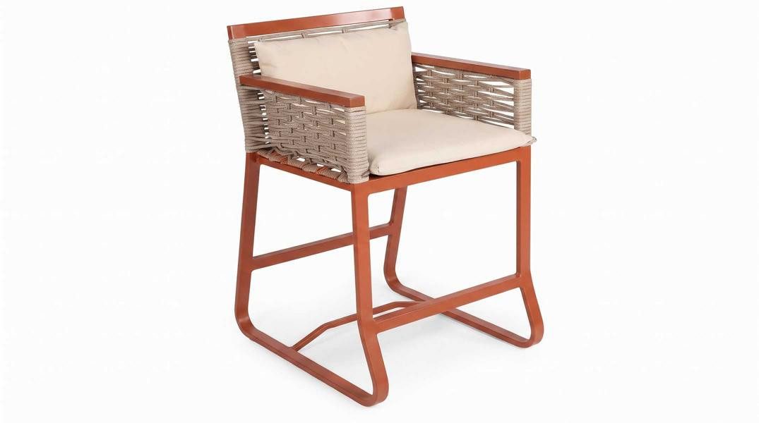 JVmoebel Barhocker Barhocker bequem schön praktisch braun moderner Terrasse (1 St., 1-tlg)
