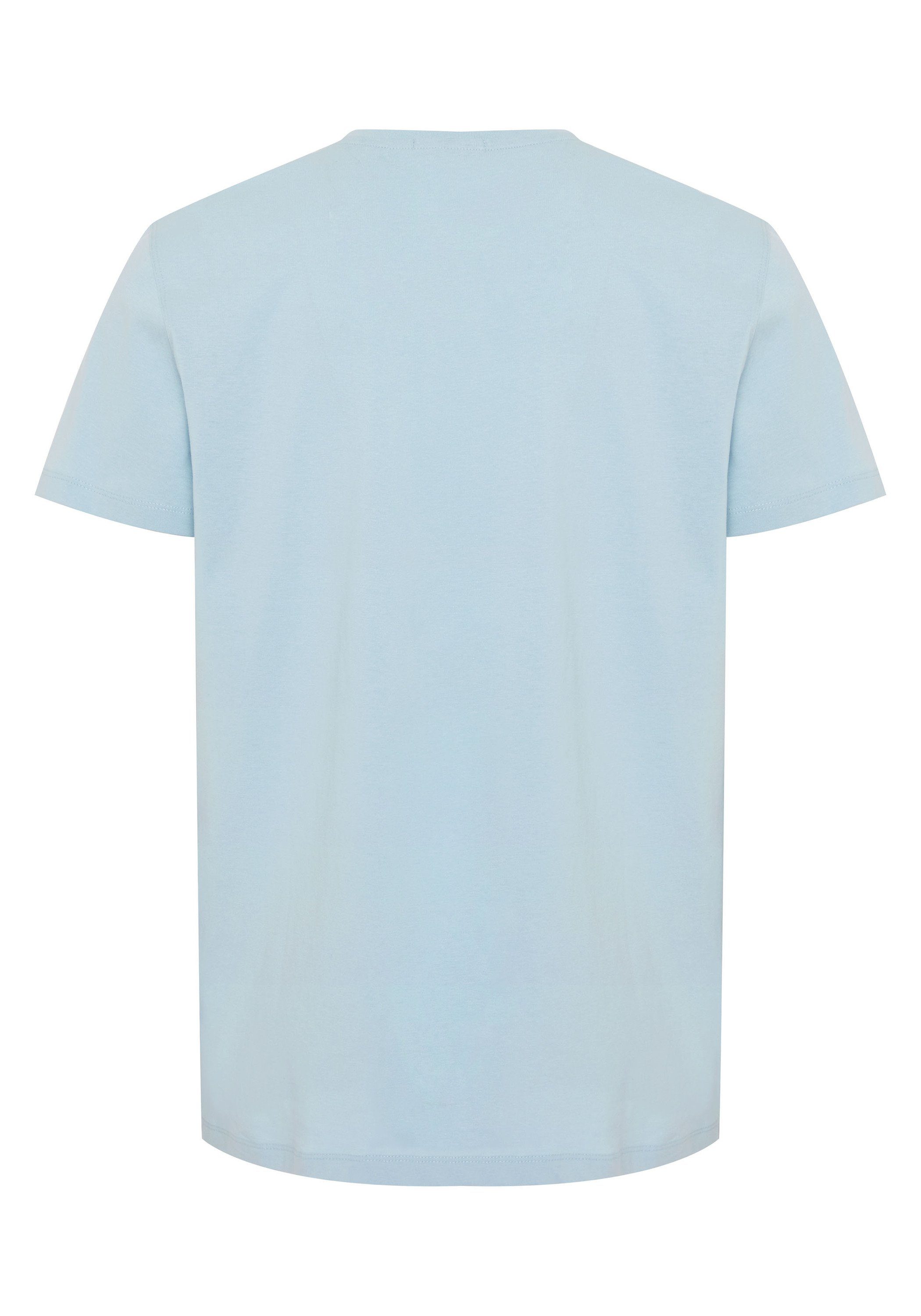 Chiemsee Print-Shirt T-Shirt 1 mit Rundhalsausschnitt Sky Blue