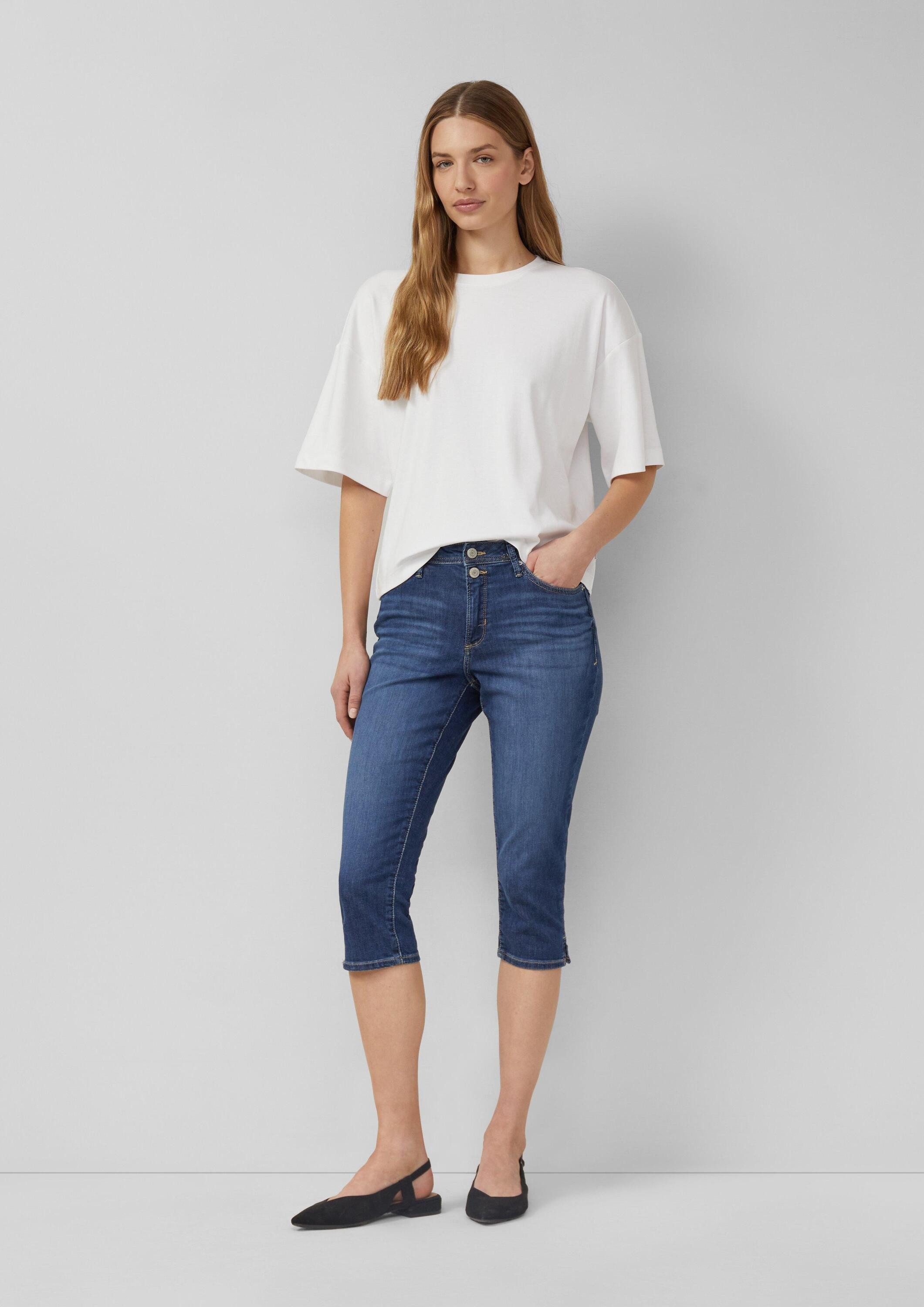 s.Oliver Slim-fit-Jeans Jeans-Hose BETSY Capri Jeans Betsy / Regular Fit / Mid Rise / Slim Leg