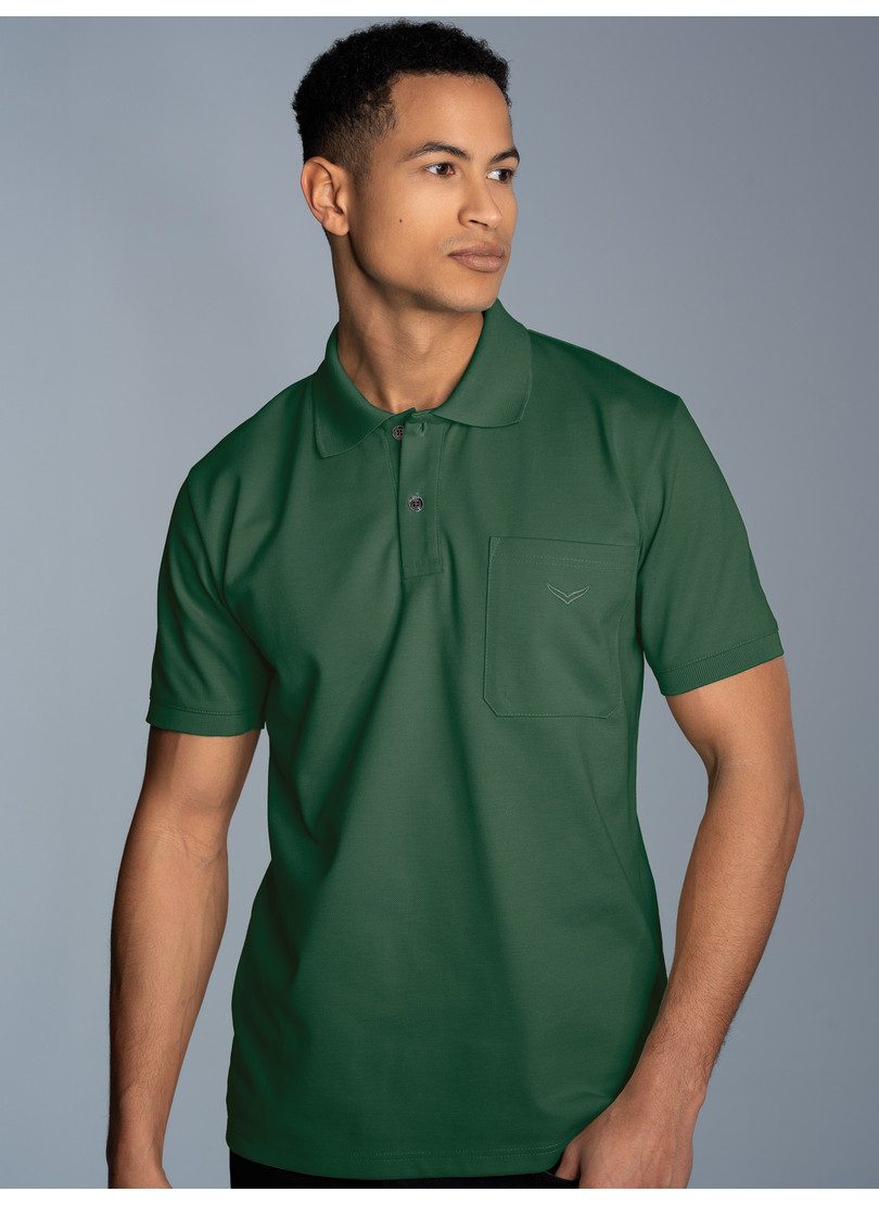 Trigema Poloshirt "TRIGEMA Polohemd mit Brusttasche", (1 tlg.) günstig online kaufen