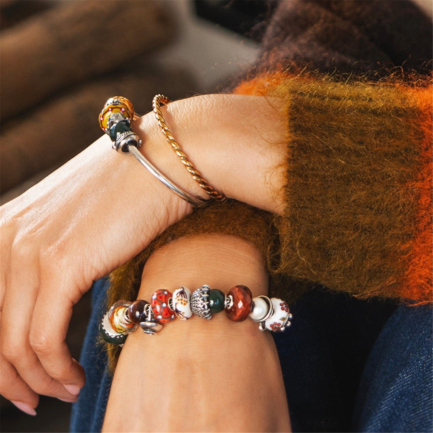 Trollbeads Bead Herbstherz Spacer, TAGBE-20308