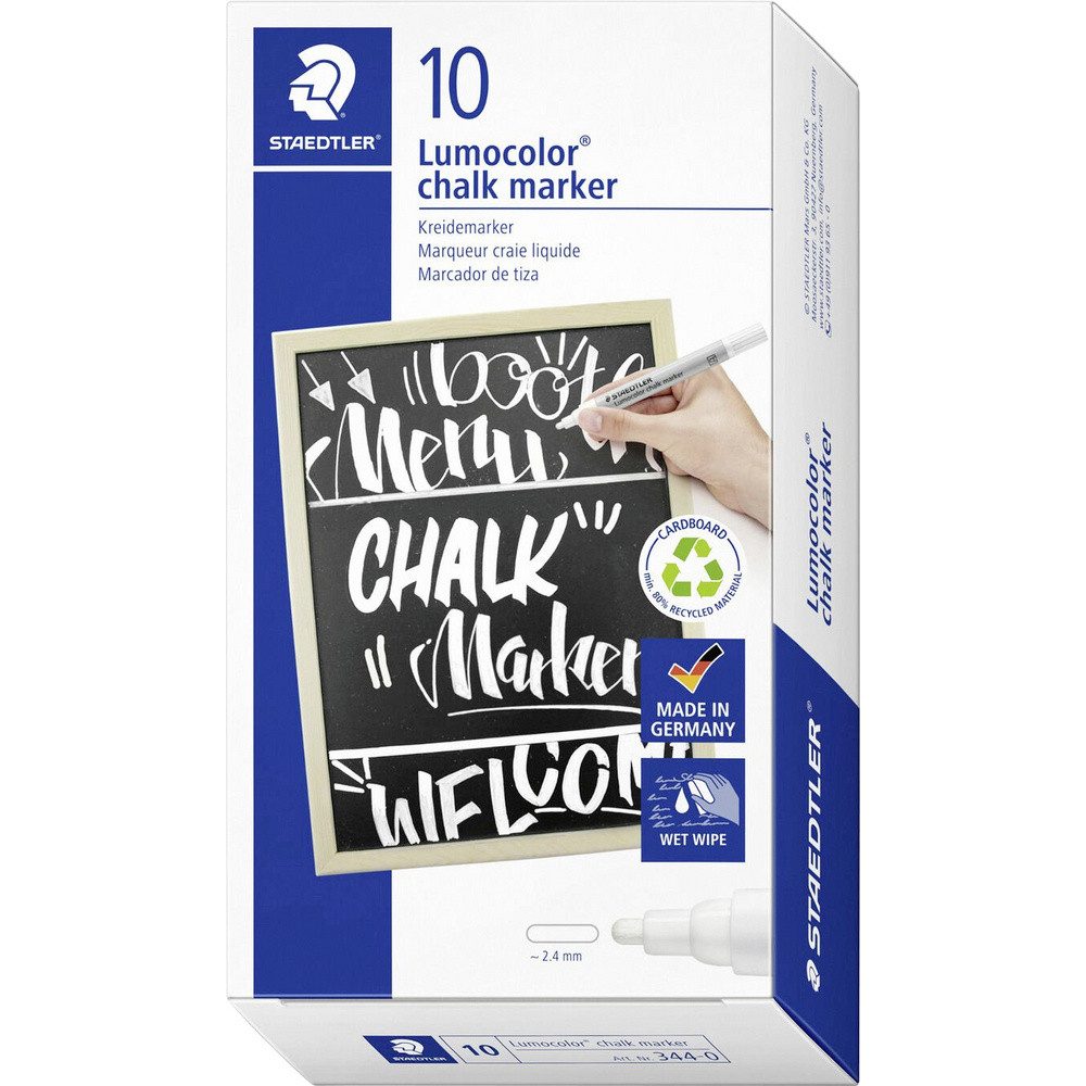 STAEDTLER Marker Staedtler 344-0 Kreidemarker Weiß